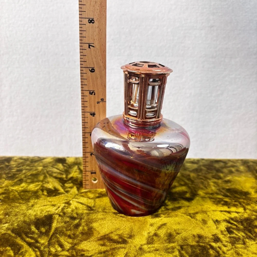 Lamp Berger Artisan Iridescent Glass Fragrance Lamp Catalytic Gold Silver Red